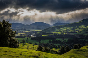 A sunny storm, Hawke’s Bay,, New Zealand - SCP Stock