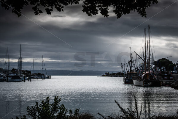 Ahuriri Harbour, Napier, Hawke’s Bay, New Zealand - SCP Stock