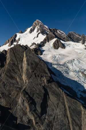 Aoraki / Mount Cook, Southern Alps, South Island, New Zealand - SCP Stock