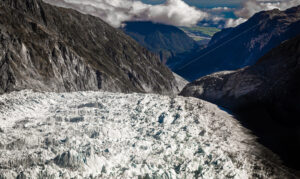 Fox Glacier, The Southern Alps, New Zealand - SCP Stock