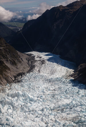 Fox Glacier, The Southern Alps, New Zealand - SCP Stock