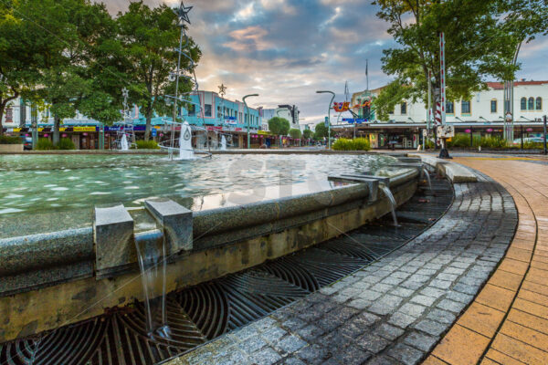 Hastings CBD at Christmas, Hawke’s Bay, New Zealand - SCP Stock