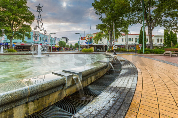 Hastings CBD at Christmas, Hawke’s Bay, New Zealand - SCP Stock