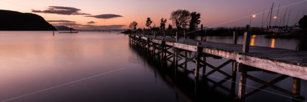 Motuoapa Jetty, Lake Taupo, Waikato, New Zealand - SCP Stock