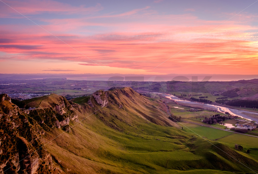 Sunrise At Te Mata Peak Havelock North Hawke s Bay New Zealand SCP Sunrise At Te Mata Peak Havelock North Hawke s Bay New Zealand SCP