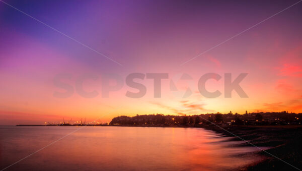 Sunrise in Ahuriri, Napier, Hawke’s Bay, New Zealand - SCP Stock