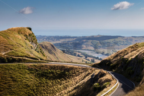 Te Mata Peak in the daytime, Havelock North, New Zealand - SCP Stock