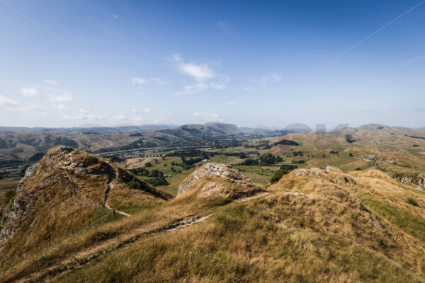 Te Mata Peak in the daytime, Havelock North, New Zealand - SCP Stock