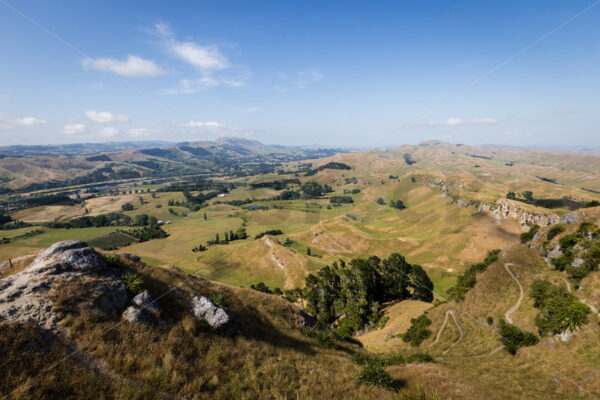 Te Mata Peak in the daytime, Havelock North, New Zealand - SCP Stock