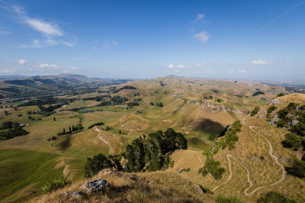 Te Mata Peak in the daytime, Havelock North, New Zealand - SCP Stock