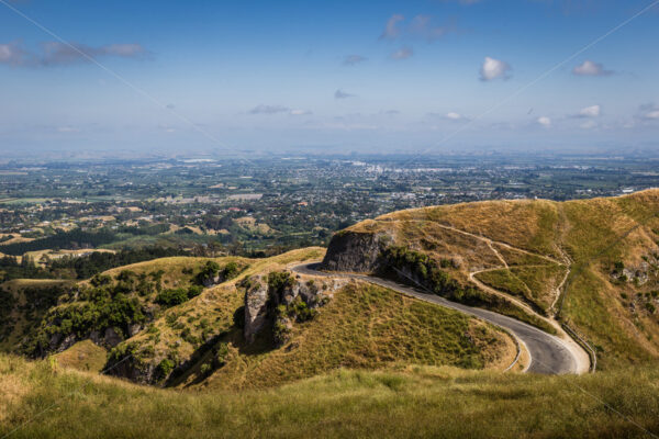 Te Mata Peak in the daytime, Havelock North, New Zealand - SCP Stock