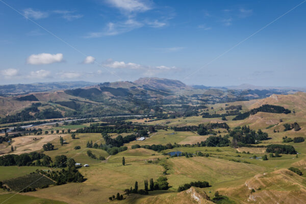 Te Mata Peak in the daytime, Havelock North, New Zealand - SCP Stock