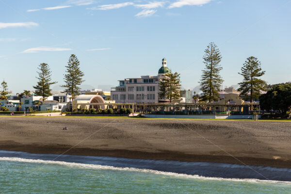 The Dome, Sounshell and Veronica Arch, Napier, Hawke’s Bay, New Zealand - SCP Stock