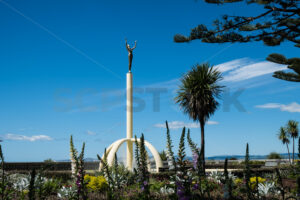 The Spirit of Napier (Gilray Fountain), Marine Parade, Napier, Hawke’s Bay, New Zealand - SCP Stock