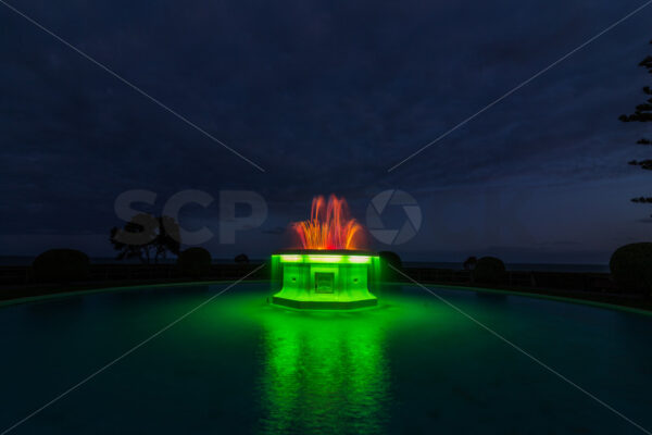 The Tom Parker Fountain, Marine Parade, Napier, Hawke’s Bay, New Zealand - SCP Stock