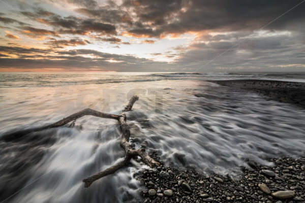 The rivermouth, Awatoto, Napier, Hawke’s Bay, New Zealand - SCP Stock