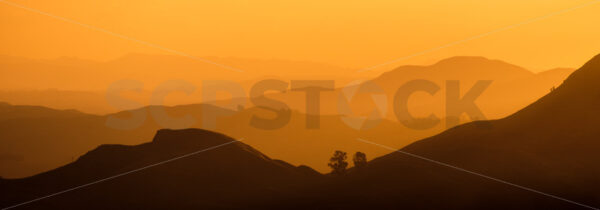 View up the Tuki Tuki Valley from Te Mata Peak, Hawke’s Bay, New Zealand - SCP Stock