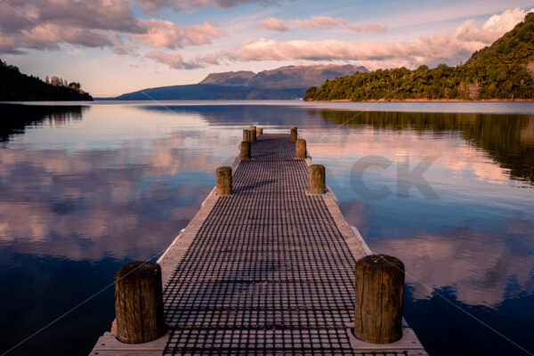 The Landing, Lake Tarawera, Rotorua, Bay of Plenty, New Zealand - SCP Stock