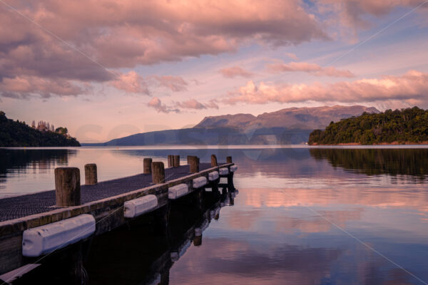 The Landing, Lake Tarawera, Rotorua, Bay of Plenty, New Zealand - SCP Stock