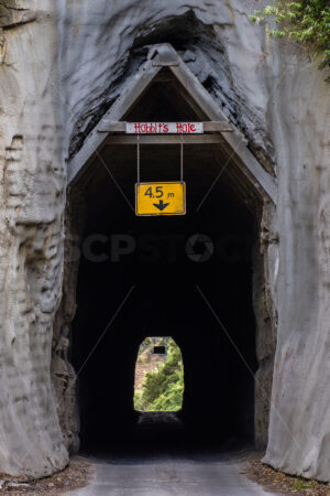 Hobbits Hole, SH43, The Forgotten Highway, Tamarunui, New Zealand - SCP Stock