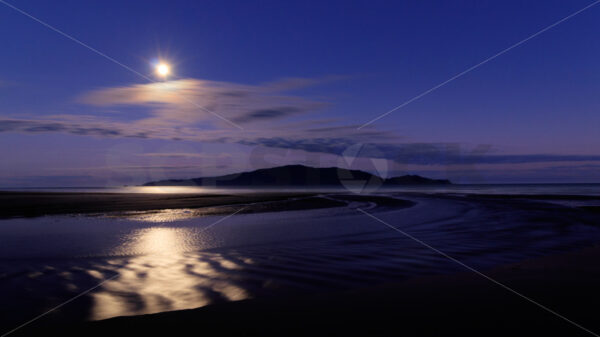 Kapiti Island, Kapiti Coast, Waikanae Beach, Wellington, New Zealand - SCP Stock