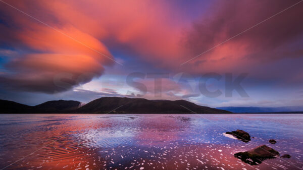 Lake Rotoaira, Tongariro National Park, North Island, New Zealand - SCP Stock