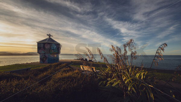 Lighthouse at Perfume Point, Ahuriri, Napier, Hawke’s Bay, New Zealand - SCP Stock