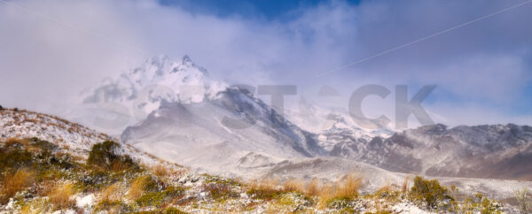 Mount Ruapehu, Tongariro National Park, North Island, New Zealand - SCP Stock