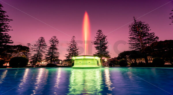 Tom Parker Art Deco Fountain, Napier, Hawke’s Bay, New Zealand - SCP Stock