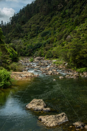 Karangahake Gorge, Ohinemuri River - SCP Stock