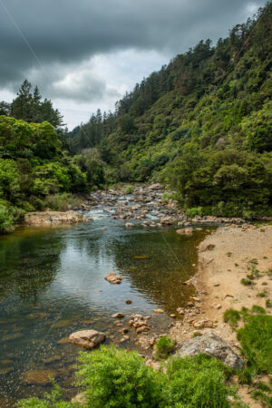 Ohinemuri River, Karangahake Gorge - SCP Stock