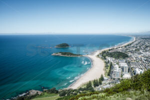 View from Mount Maunganui / Mauao - SCP Stock